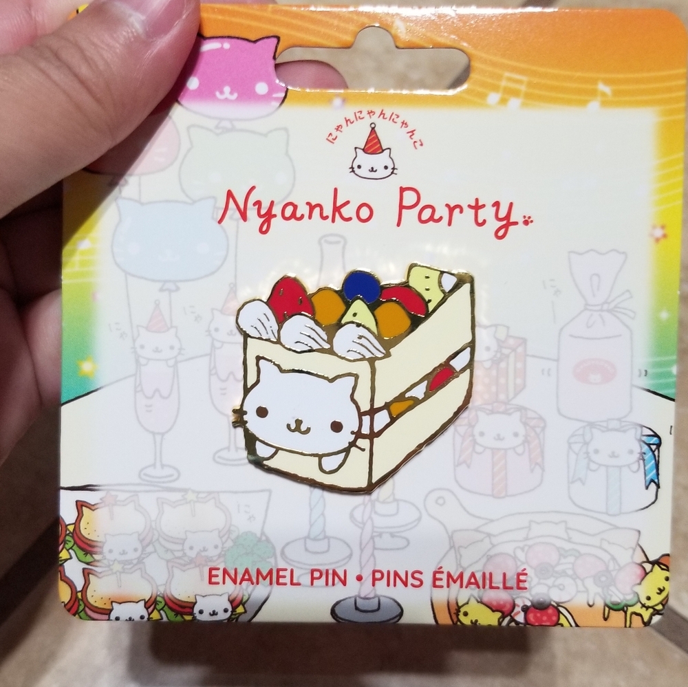 San-X Nyanko Party Enamel Pin
